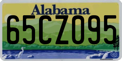 AL license plate 65CZ095