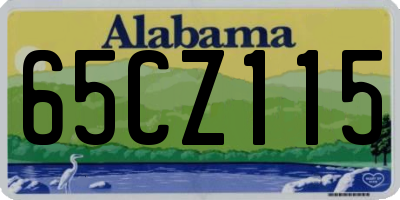AL license plate 65CZ115
