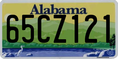 AL license plate 65CZ121