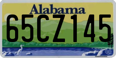 AL license plate 65CZ145