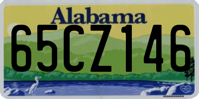AL license plate 65CZ146