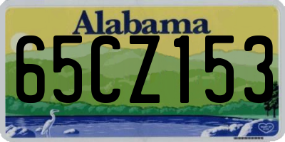 AL license plate 65CZ153