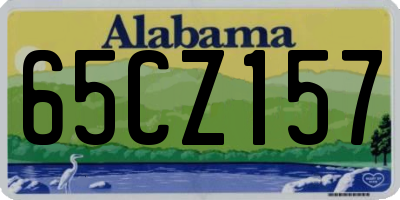 AL license plate 65CZ157
