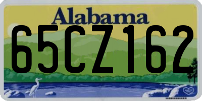 AL license plate 65CZ162