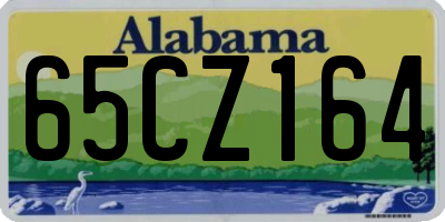 AL license plate 65CZ164