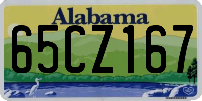 AL license plate 65CZ167