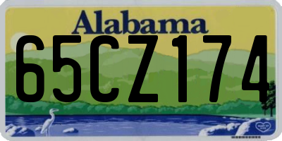 AL license plate 65CZ174