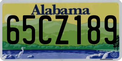 AL license plate 65CZ189