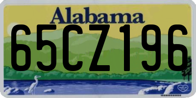 AL license plate 65CZ196