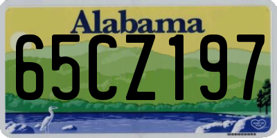 AL license plate 65CZ197