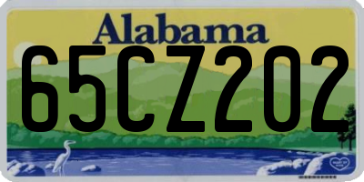 AL license plate 65CZ202