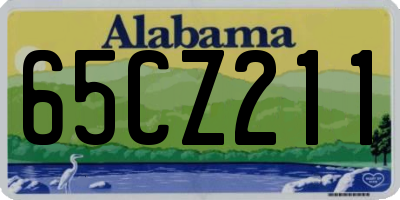 AL license plate 65CZ211