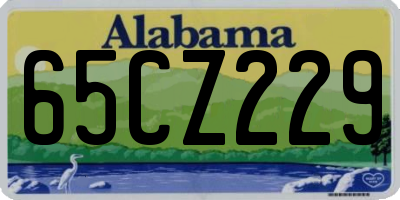 AL license plate 65CZ229