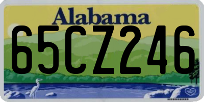 AL license plate 65CZ246