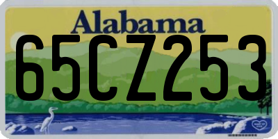 AL license plate 65CZ253