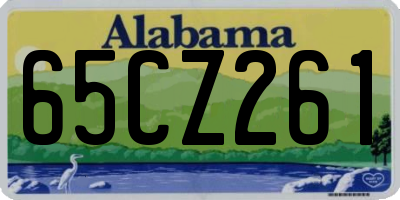 AL license plate 65CZ261