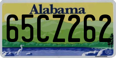 AL license plate 65CZ262
