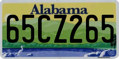 AL license plate 65CZ265