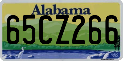 AL license plate 65CZ266