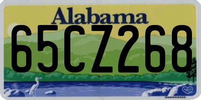 AL license plate 65CZ268