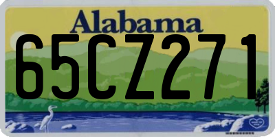 AL license plate 65CZ271