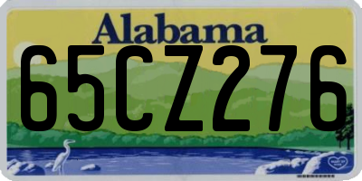 AL license plate 65CZ276