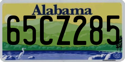AL license plate 65CZ285