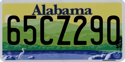 AL license plate 65CZ290