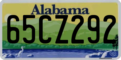 AL license plate 65CZ292
