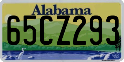 AL license plate 65CZ293