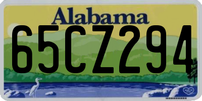 AL license plate 65CZ294