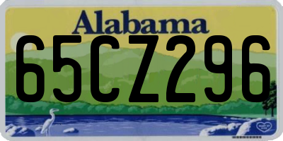 AL license plate 65CZ296