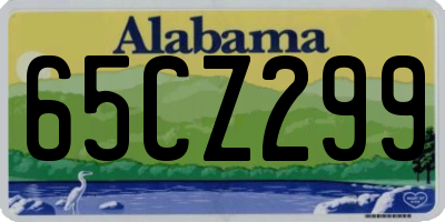 AL license plate 65CZ299