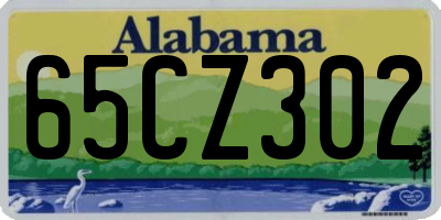 AL license plate 65CZ302