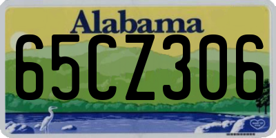 AL license plate 65CZ306