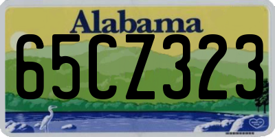 AL license plate 65CZ323