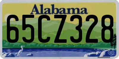 AL license plate 65CZ328