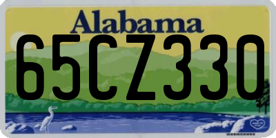 AL license plate 65CZ330
