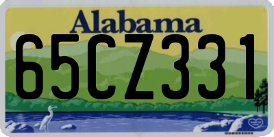 AL license plate 65CZ331