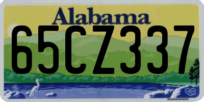 AL license plate 65CZ337