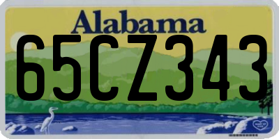 AL license plate 65CZ343
