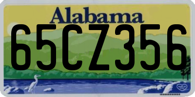 AL license plate 65CZ356