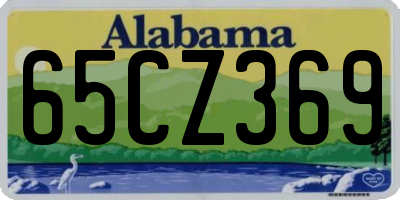 AL license plate 65CZ369