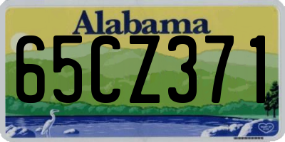 AL license plate 65CZ371