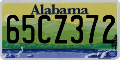 AL license plate 65CZ372