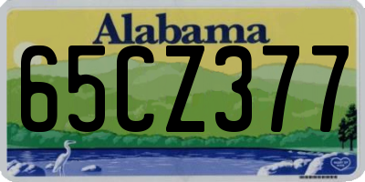 AL license plate 65CZ377