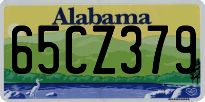 AL license plate 65CZ379