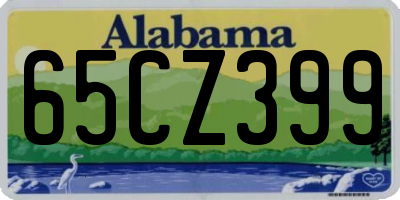 AL license plate 65CZ399