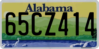 AL license plate 65CZ414
