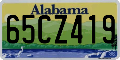 AL license plate 65CZ419